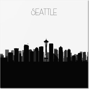 Seattle Skyline Posters and Art